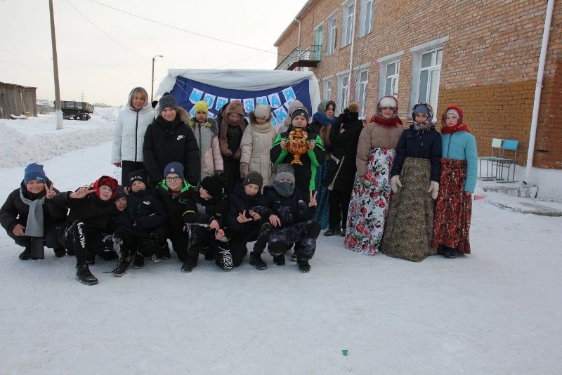 Морозная вечеринка в Белоярской школе!.